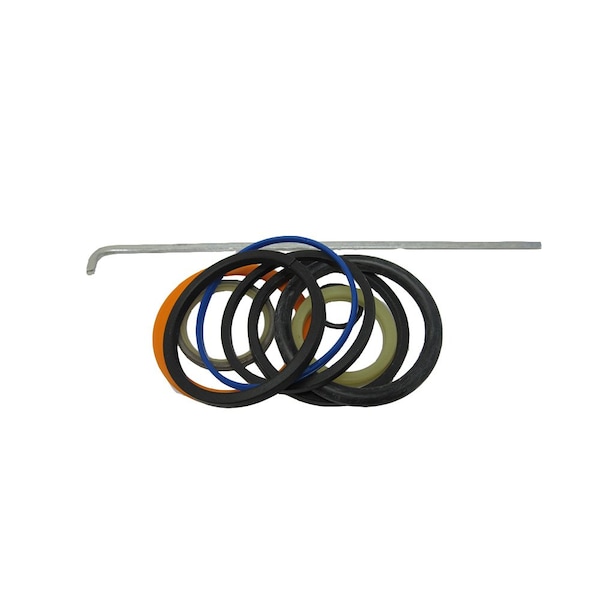 Aftermarket 110510A1 Hydraulic Seal Kit Fits Case Bucket Tilt Cylinder 1818 1825 HYI40-0206 - main